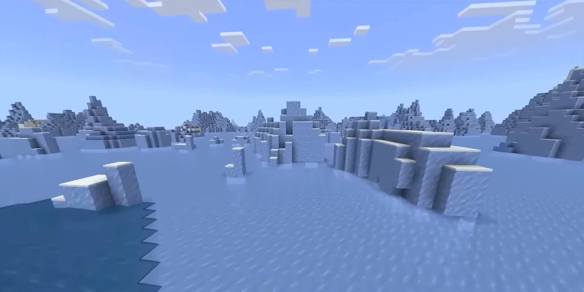 Frozen ocean biome in Minecraft
